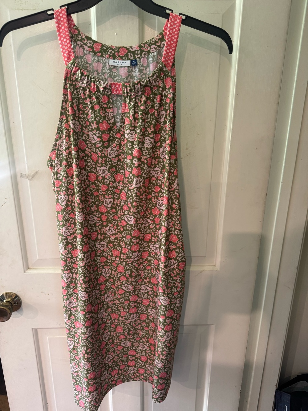 Cabana Life Floral Sundress in Olive & Pink